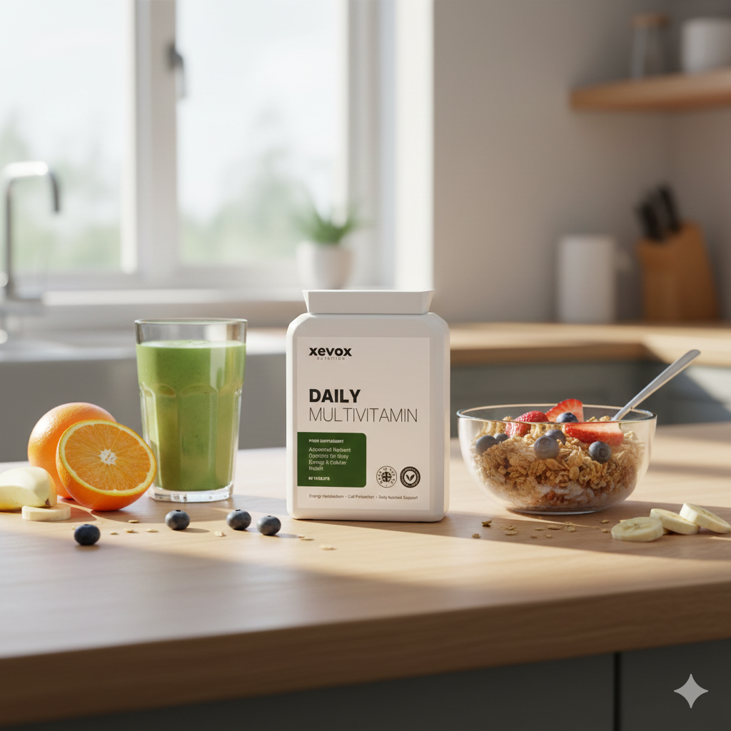 Daily Multivitamin - Complete Nutrient Support for Daily Energy, Immunity & Cellular Health