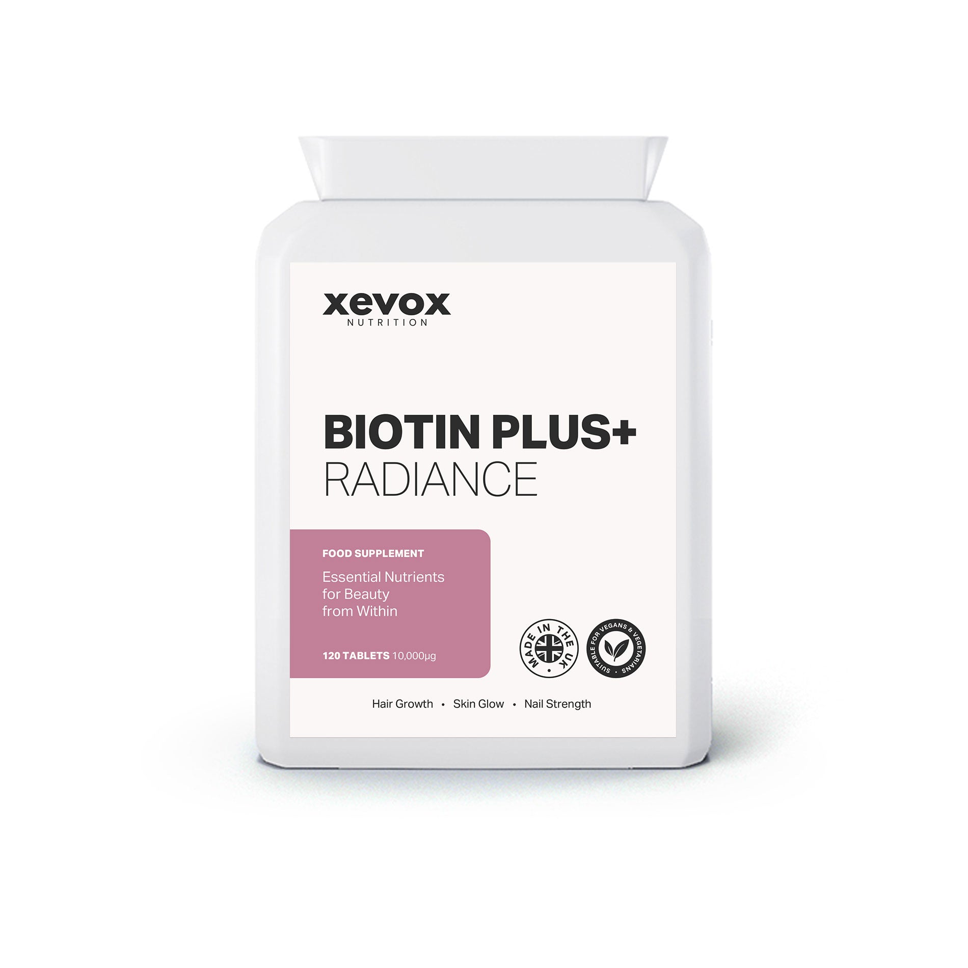 Biotin+ Radiance - High Potency 10,000µg