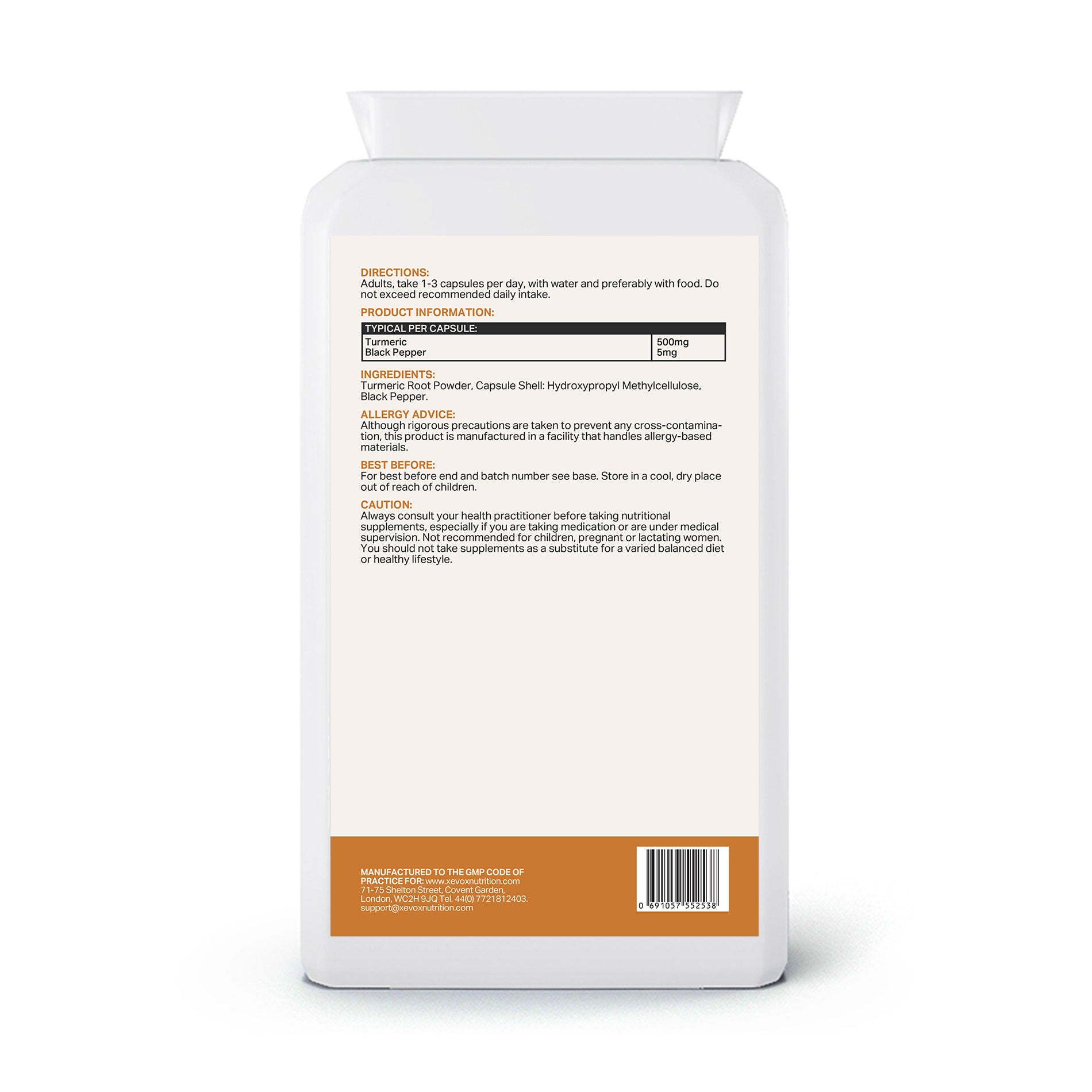 Turmeric + Black Pepper Bioactive Blend