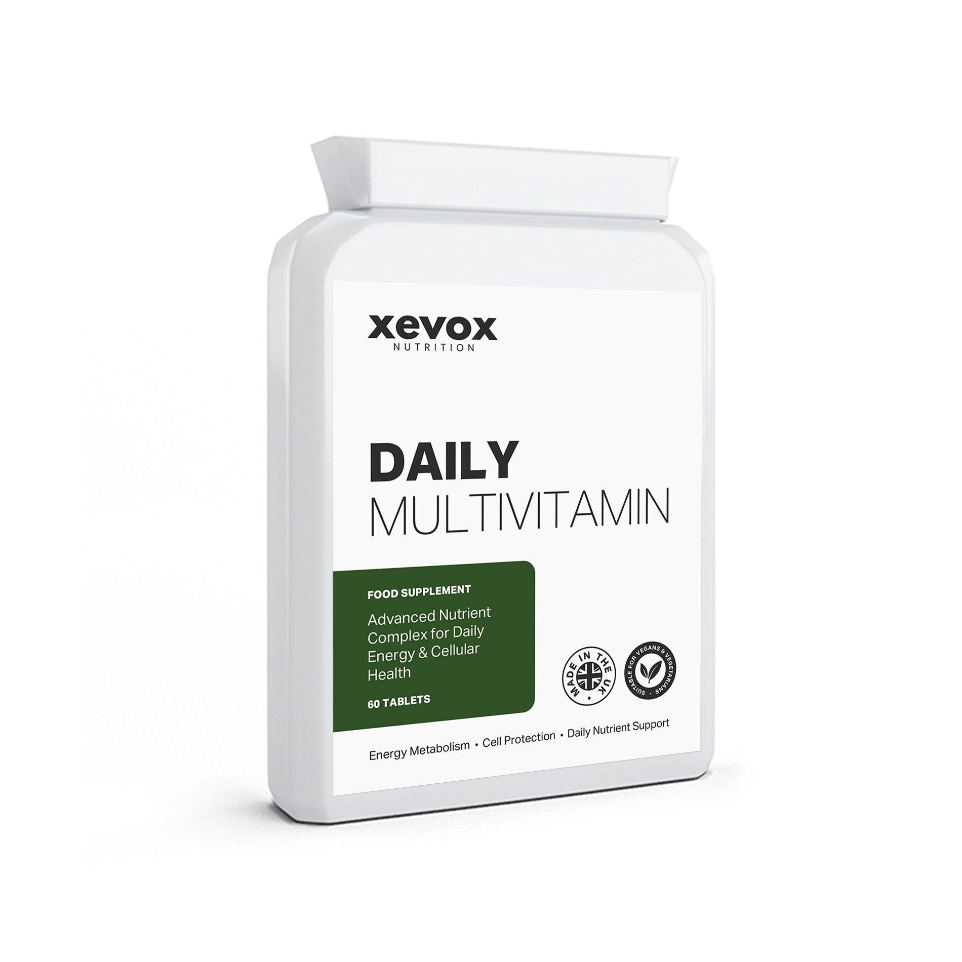 Daily Multivitamin - Complete Nutrient Support for Daily Energy, Immunity & Cellular Health