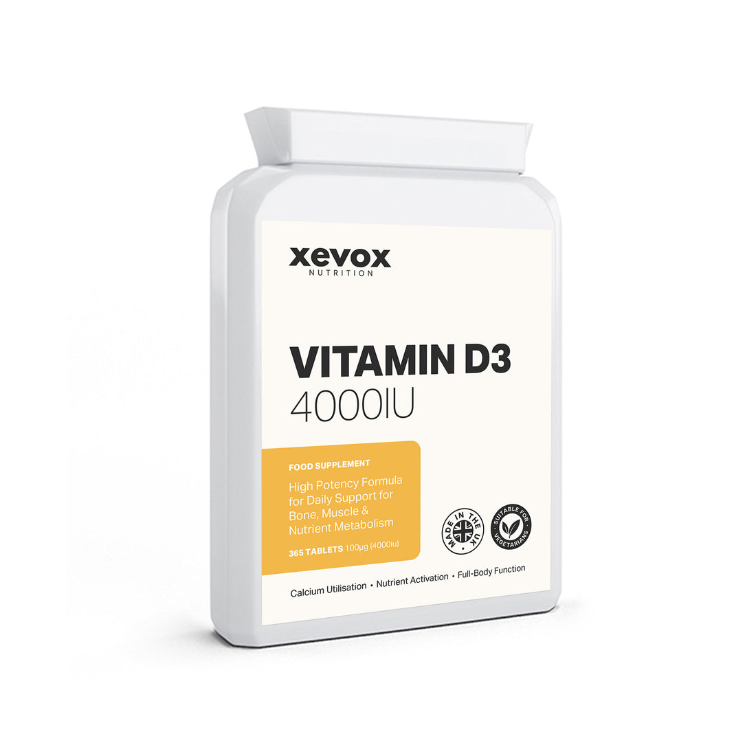 Vitamin D3 4000IU (100μg) - High Potency