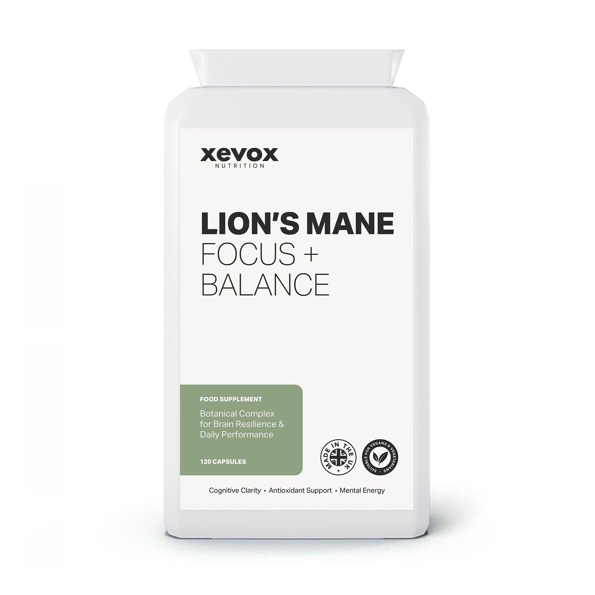 Lion's Mane Focus + Balance - Mushroom Extract Complex