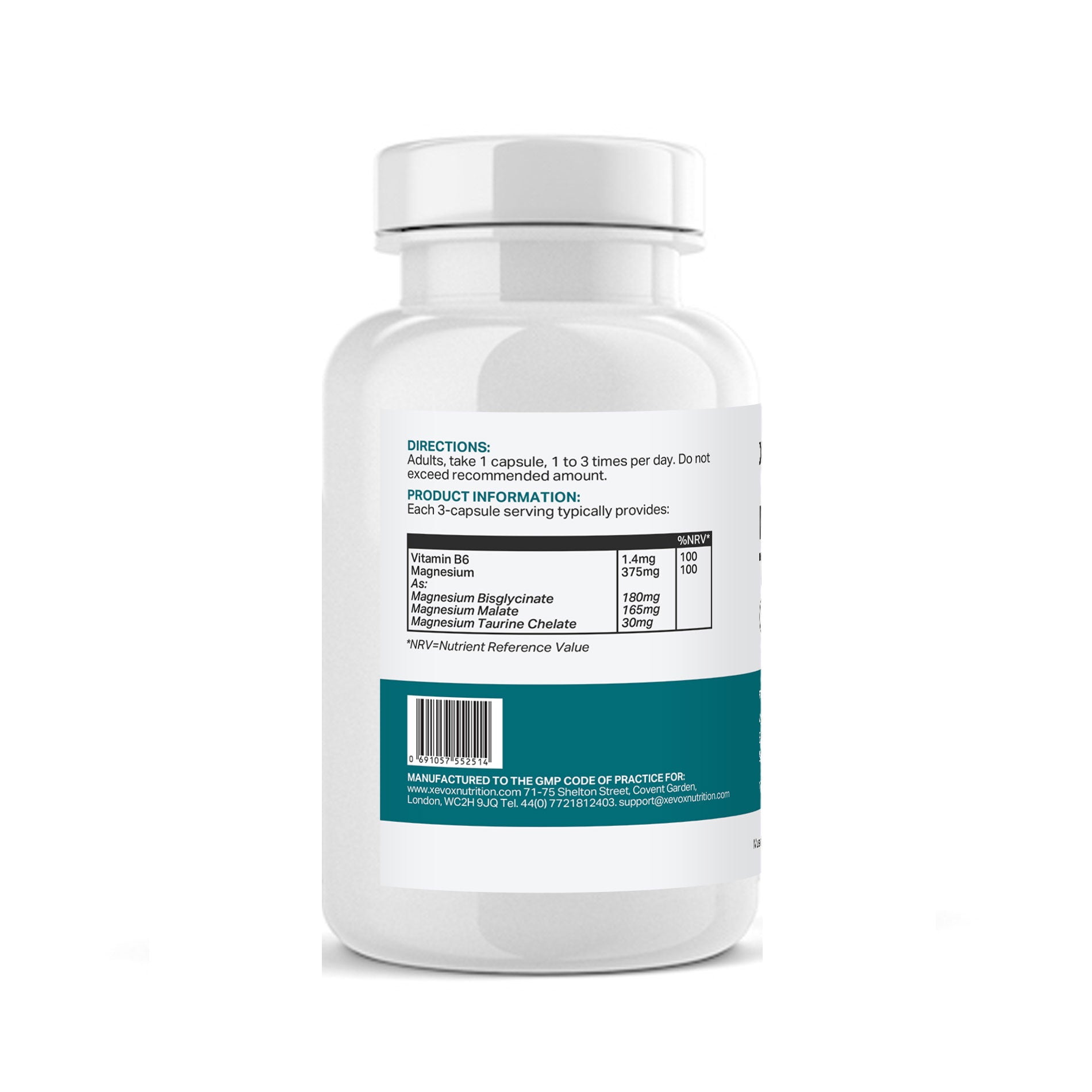 Magnesium Tri-Chelate Complex - 375mg